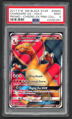 Pokemon Cards - PSA 9 Charizard GX SM60 - Black Star Promo - MINT - PSA9 - Image 1