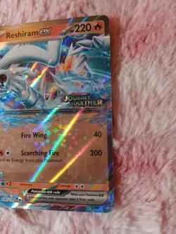 2025 Pokemon TCG Reshiram ex 030/159 Journey Together Stamped Promo Card - Image 3
