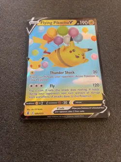 Flying Pikachu V 006/025 Celebrations NM Ultra Rare Pokemon Card - Image 2