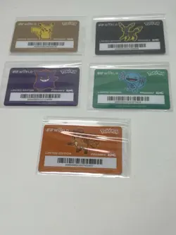 Pokemon 30 Year Anniversary Levels 1-5 EB Games Membership Cards - Image 2