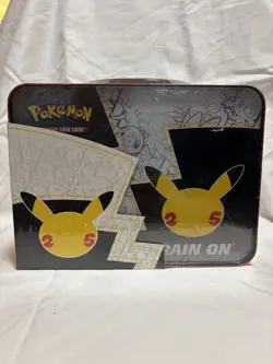 Pokemon Celebrations Collector Chest Kit Foil Promo Cards Booster Packs - Image 2