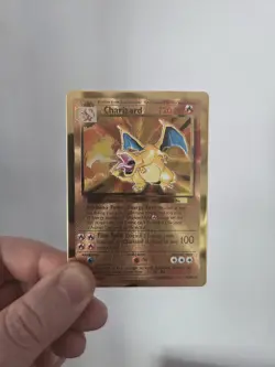 Pokemon Celebrations Charizard Gold Metal Card #4/102 UPC Promo 🌟 - Image 1