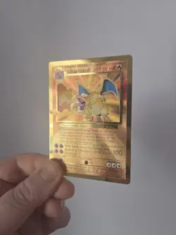 Pokemon Celebrations Charizard Gold Metal Card #4/102 UPC Promo 🌟 - Image 2