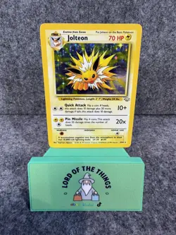 Pokemon TCG Jolteon Jungle Set Holo Rare Card 4/64 - Image 1
