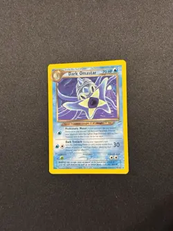 Dark Omastar 19/105 Neo Destiny Rare 2000 WOTC Pokemon Card - Image 1