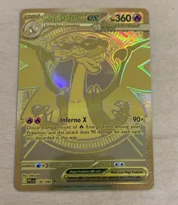 Mega Charizard X ex 130/094 Me02: Phantasmal Flames Holo Pack Fresh Pokemon Card - Image 1