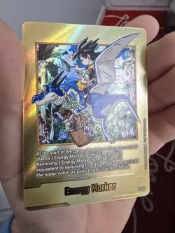 Bandai Dragon Ball Super Son Goku Energy Marker Gold Holo Card E-86 - Image 1