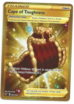 Pokemon Card TCG - Cape of Toughness 200/185 Secret Rare - Vivid Voltage - NM - Image 1