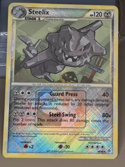 Steelix - 24/95 - Pokemon Unleashed Reverse Holo Rare Card NM - Image 1