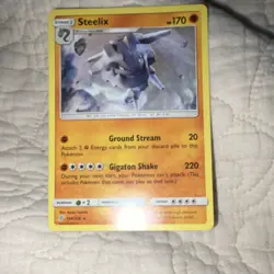 Pokemon Steelix 104/236 Stage 1 170 HP Metal Regular Pokemon TCG Card Stock Card - Image 1