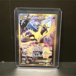 Pokemon Alakazam EX 125/124 Fates Collide Full Art Secret Rare Holo Card - Image 1