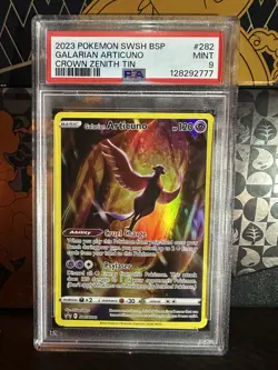 PSA 9 Galarian Articuno SWSH282 SWSH: Sword & Shield Promo Cards Holo PSA 9 - Image 1