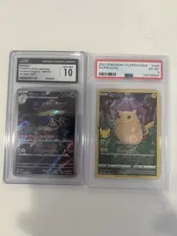 pokemon graded card lot PSA amd CGC 2 cards - Image 1