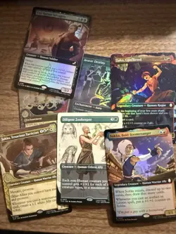 Avatar Magic The Gathering Collector/Play Bulk - 340 Card Lot W/ Deckbox & Wheel - Image 1
