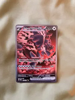 Pokemon TCG Bloodmoon Ursaluna EX Prismatic Evolutions Card 168/131 NM Condition - Image 1