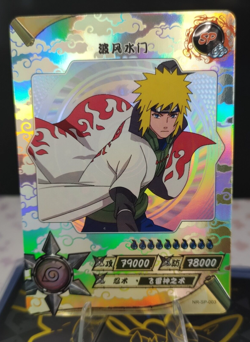 Naruto Kayou CCG - Minato Namikaze SP-003 Secret Rare - Naruto Trading Card - NM - Image 1