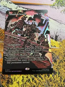 Doubling Season * Borderless * Foil - PZA Teenage Mutant Ninja Turtles - Image 1