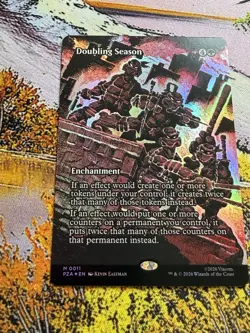 Doubling Season * Borderless * Foil - PZA Teenage Mutant Ninja Turtles - Image 3