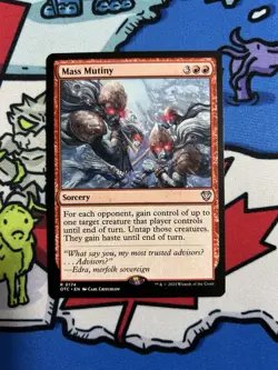 Mass Mutiny x1 Mtg Outlaws of Thunder Junction Commander - Image 1