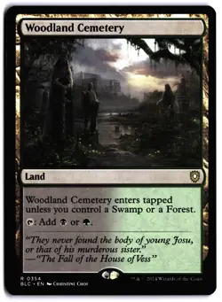 Woodland Cemetery NM BLC Commander: Bloomburrow MTG - Image 1