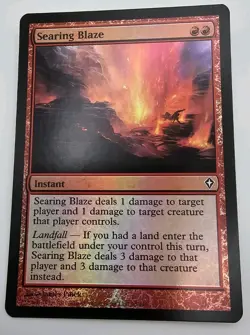Searing Blaze FOIL Worldwake WWK MTG Magic Gathering 1x - Image 1