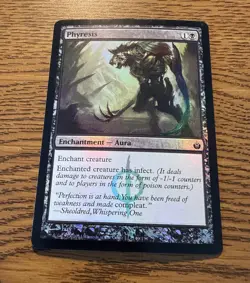 Mirrodin Besieged: Phyresis MTG MAGIC THE GATHERING Rare LP FOIL - Image 1