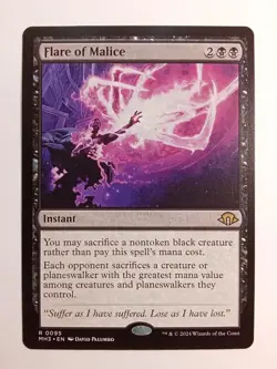 Flare of Malice 95 Modern Horizons 3 MTG - Image 1