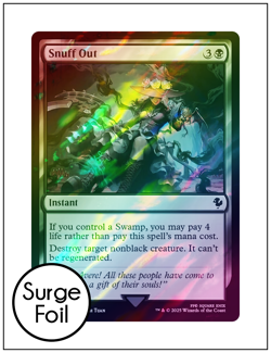 1x Snuff Out, Surge Foil, Final Fantasy, Magic MTG NM - Image 1