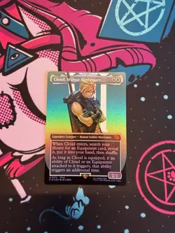 Cloud, Midgar Mercenary (Borderless) Final Fantasy Foil - Image 1