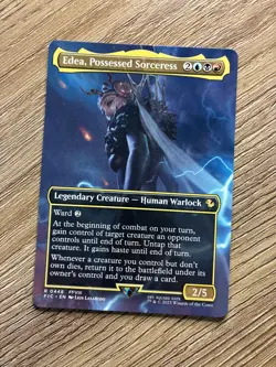 Edea, Possessed Sorceress [Non Foil] [Borderless] MTG Final Fantasy 448 FIC R - Image 1