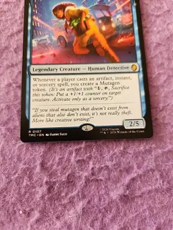 Magic The Gathering Teenage Mutant Ninja Turtles April O'Neil Human Element Card - Image 3