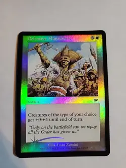 Defensive Maneuvers Onslaught Foil Near Mint Mtg - Image 1