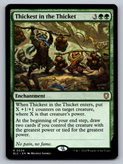 Thickest in the Thicket R 0034 Bloomburrow Regular - Image 1