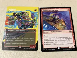 2 x mtg Burnout Bashtronaut, 1 is borderless, Aetherdrift, unplayed - Image 1