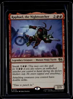 Raphael, the Nightwatcher - 103 - Foil - TMT - NM - MTG Magic the Gathering - Image 1