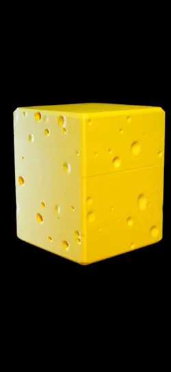 Cheese - Hinged MTG Commander Deck box - Image 1