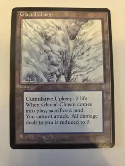Glacial Chasm - Ice Age - Lightly Played | MTG - Image 1