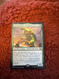 1x Michelangelo, Weirdness to 11 NM Eng MTG - MTG TMNT - Image 1