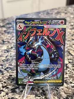 Mega Charizard x EX 023 Me: Mega Evolution Promo Holo Pokemon Card - Image 1