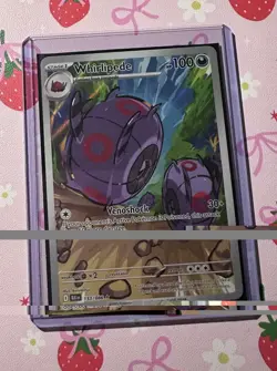 Whirlipede 133/086 Sv: Black Bolt Illustration Rare Holo 100HP Pokemon TCG - Image 1