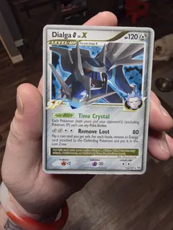 Pokemon Dialga G LV. X Platinum Holo 122/127 Ultra Rare HP - Image 1