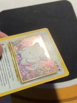 Clefairy 5/102 Pokemon Base Set 1999 Unlimited Holo Rare (Spanish) - Image 5