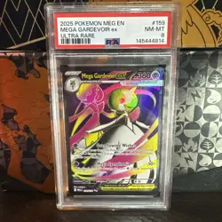 2025 POKEMON MEG EN - MEGA GARDEVOIR ex ULTRA RARE NM-MT PSA 8 #159 - Image 1