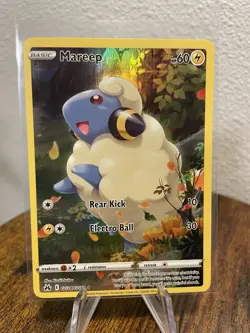 Pokemon TCG: Mareep GG34/GG70 Full Art Ultra Rare Crown Zenith Gallery - LP - Image 1