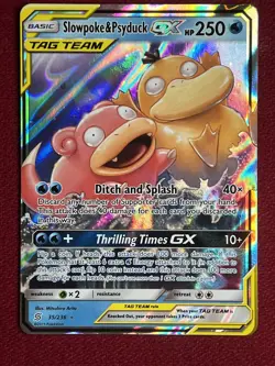 Slowpoke & Psyduck GX 35/236 Pokemon Unified Minds Tag Team LP - Image 1