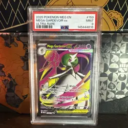 2025 Pokemon Mega Evolution Gardevoir ex #159/132 Ultra Rare PSA 9 - Image 1