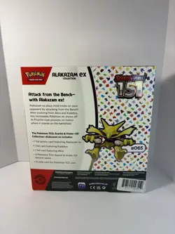 Pokemon TCG Scarlet and Violet - 151 Alakazam ex Collection Box - 4 Packs 820650855269 - Image 2
