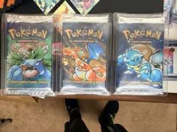 Pokemon Base Set Unlimited Booster Pack Art Set - Unweighed Factory Sealed - Image 1