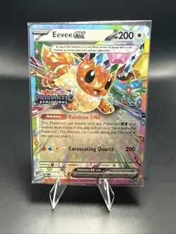 Pokemon Eevee ex (Prismatic Evolutions Stamp) 075/131 Stamped Promo Sealed - Image 2