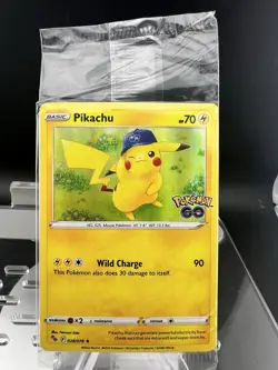 Pokemon GO - Pikachu # 028/078 Holo GameStop Promo New Sealed - Image 1